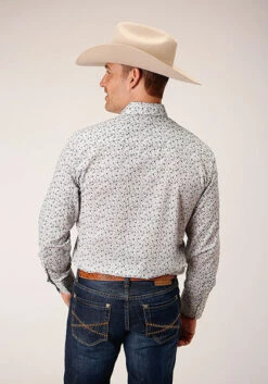 ROPER 1626 MULTI BLUE MINI FLORAL PRINT -Stetson Clothing Shop 0100100190565c