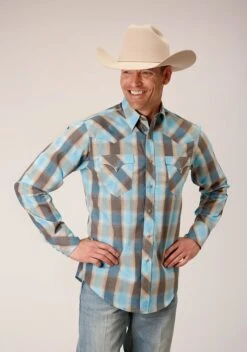 Roper Beach Dobby Long Sleeve Shirt