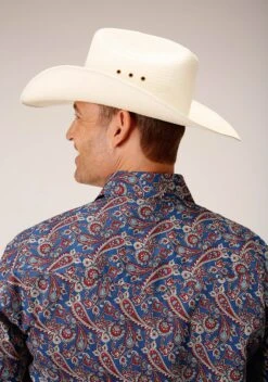 Roper Independence Foulard Long Sleeve Shirt -Stetson Clothing Shop 0300102254020c
