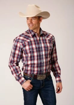 Roper Independence Plaid Long Sleeve Shirt