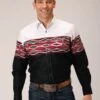 Roper Tribal Border Long Sleeve Shirt