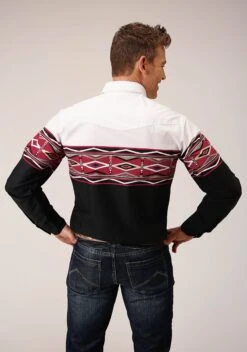 Roper Tribal Border Long Sleeve Shirt 5 Roper Tribal Border Long Sleeve Shirt -Stetson Clothing Shop 0300104310409c