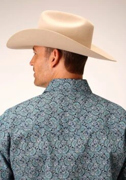 ROPER 1563 PEACOCK PAISLEY -Stetson Clothing Shop 0300202254025c