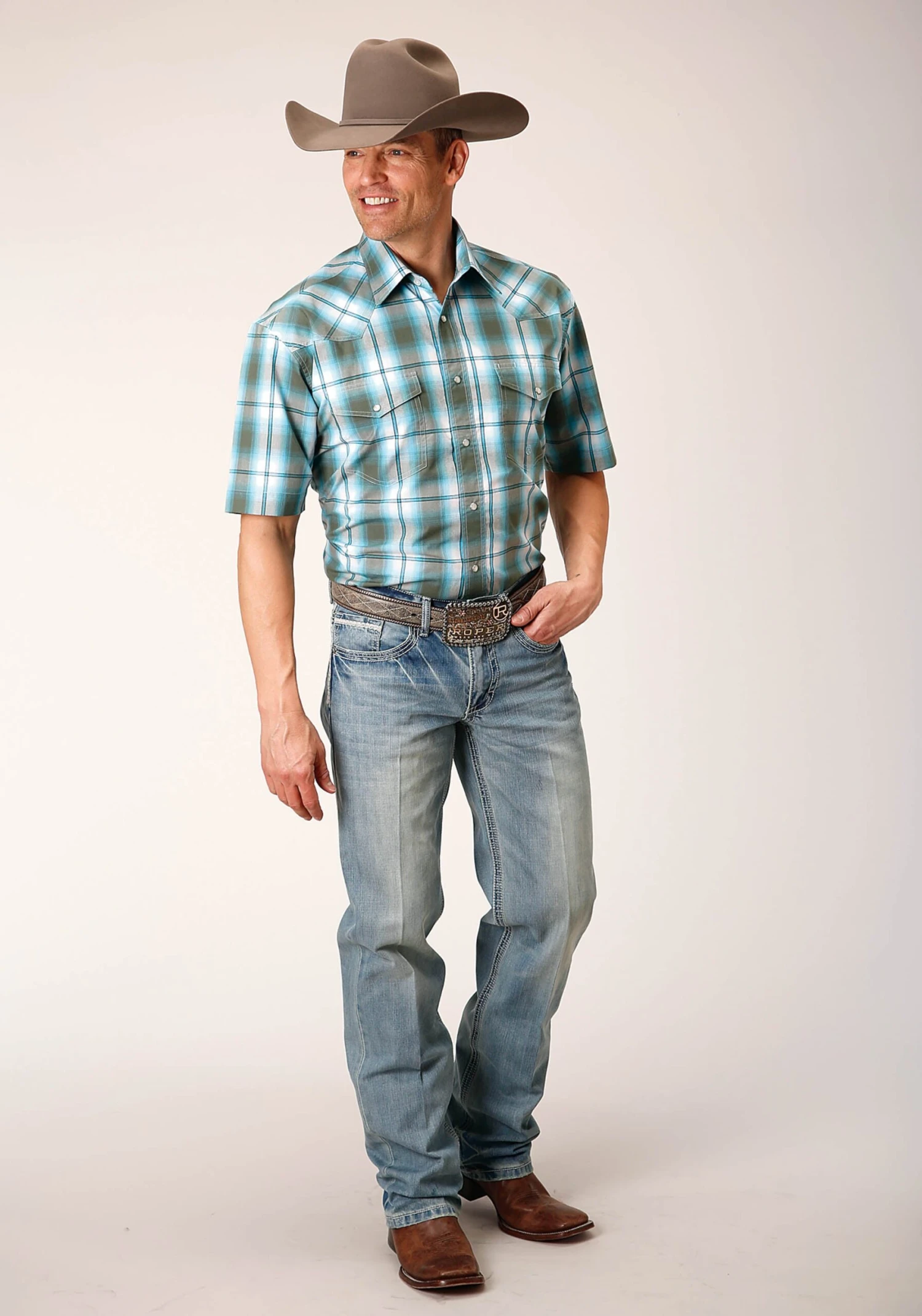 ROPER 1555 MEADOW PLAID 2 ROPER 1555 MEADOW PLAID - Image 2