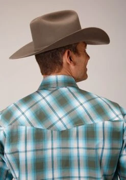ROPER 1555 MEADOW PLAID 5 ROPER 1555 MEADOW PLAID -Stetson Clothing Shop 0300202785014c