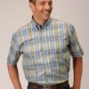 Roper Sandy Plaid Short Sleeve Shirt