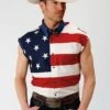 Roper Americana Sleeveless Button Up Shirt
