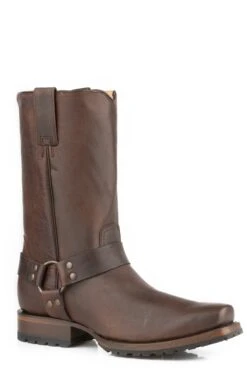 ROPER BIKER TOE HARNESS BOOT 10"SHAFT REST/LUG