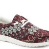 ROPER WINE AZTEC FABRIC UPPER