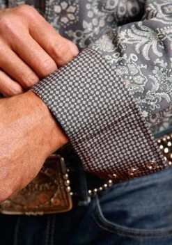 Stetson 1405 SILVER PAISLEY -Stetson Clothing Shop 1100104251052c