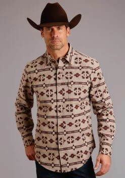 Stetson Gaucho Stripe Long Sleeve Shirt