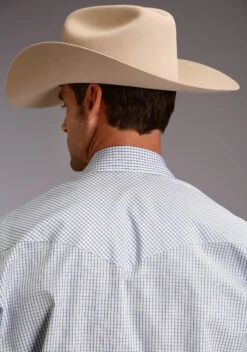 STETSON SNAP 2 POCKET PLAID -Stetson Clothing Shop 1100104780036b