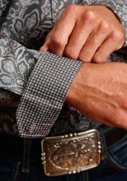 Stetson 1405 SILVER PAISLEY -Stetson Clothing Shop 1100105261052c