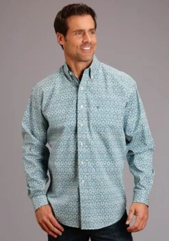 Stetson Vintage Pattern Long Sleeve Shirt