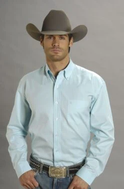 STETSON BUTTON 1 POCKET SOLID