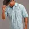 Stetson Silver Diamond Short Sleeve Shirt