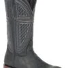 John B. Stetson Black Alligator Square Toe Boot