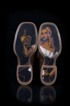 Tin Haul "Gnarly Shark" Square Toe Boot 6 Tin Haul "Gnarly Shark" Square Toe Boot -Stetson Clothing Shop 1402000070002d