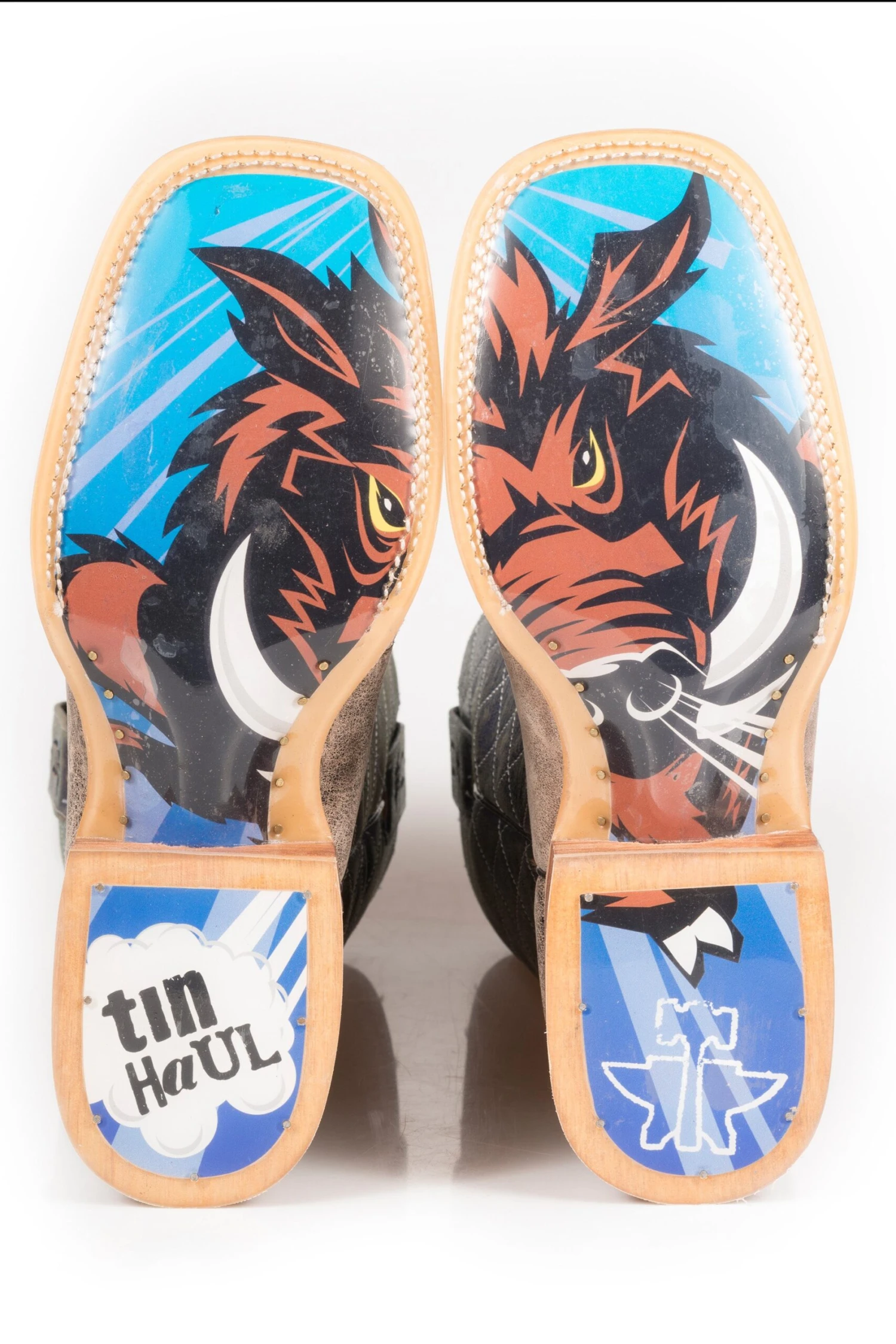 Tin Haul " Wild Boar" Square Toe Boot 2 Tin Haul " Wild Boar" Square Toe Boot - Image 2