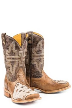 Tin Haul "High Roller" Square Toe Boot 5 Tin Haul "High Roller" Square Toe Boot -Stetson Clothing Shop 1402000070360c