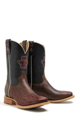 Tin Haul "Red Hot Metal" Square Toe Boot -Stetson Clothing Shop 1402000770442c